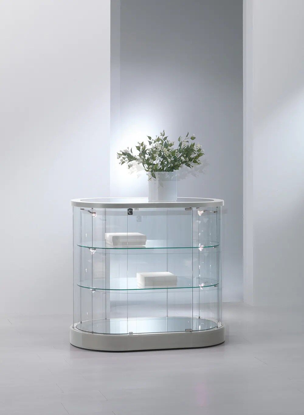 vitrine comptoir - 209obva-gris-clair