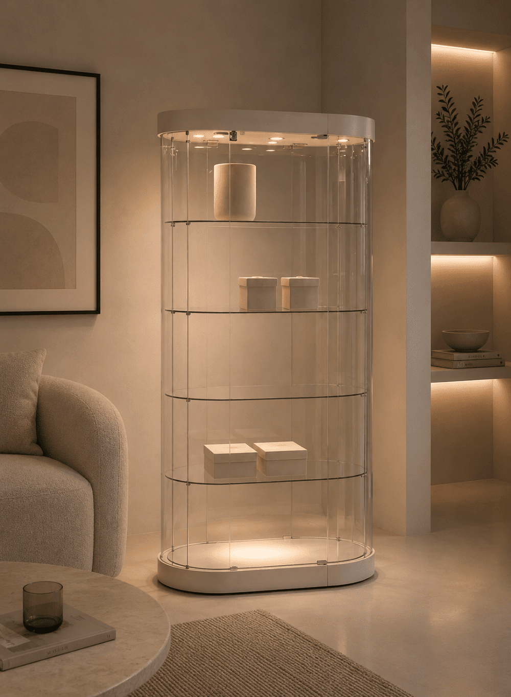 Vitrine 209/OGVA Cylindrique Ovale – Image 2