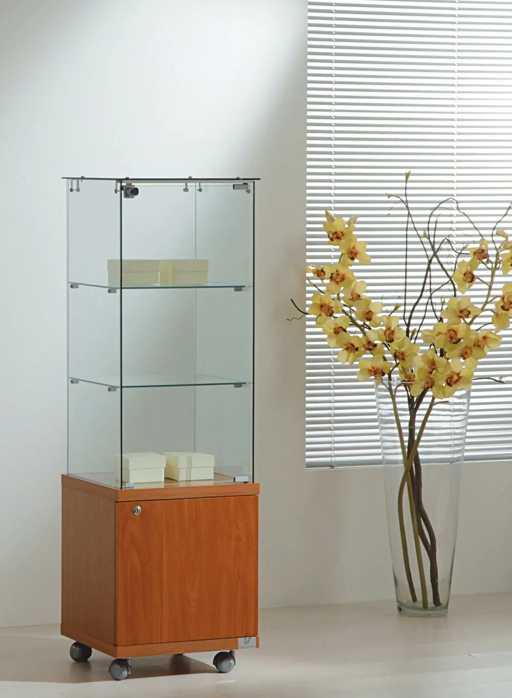 vitrine colonne - 4-14mva-cherry