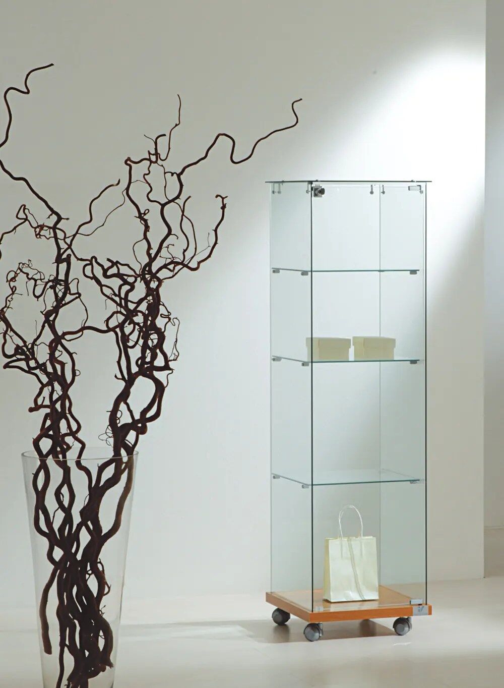 vitrine colonne - 4-14va-cherry
