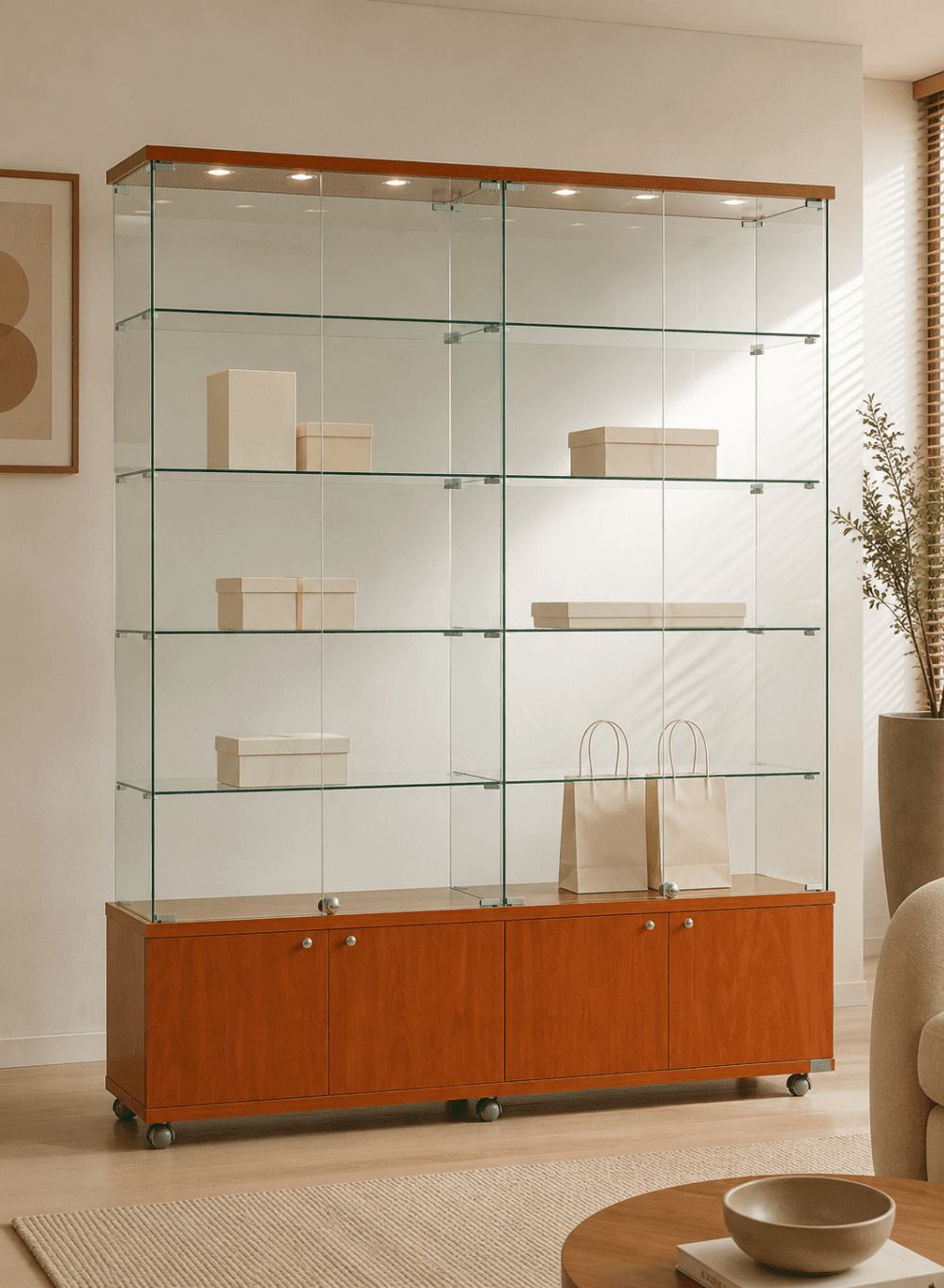 Élégante grande vitrine en verre 16/22MVA – Image 2