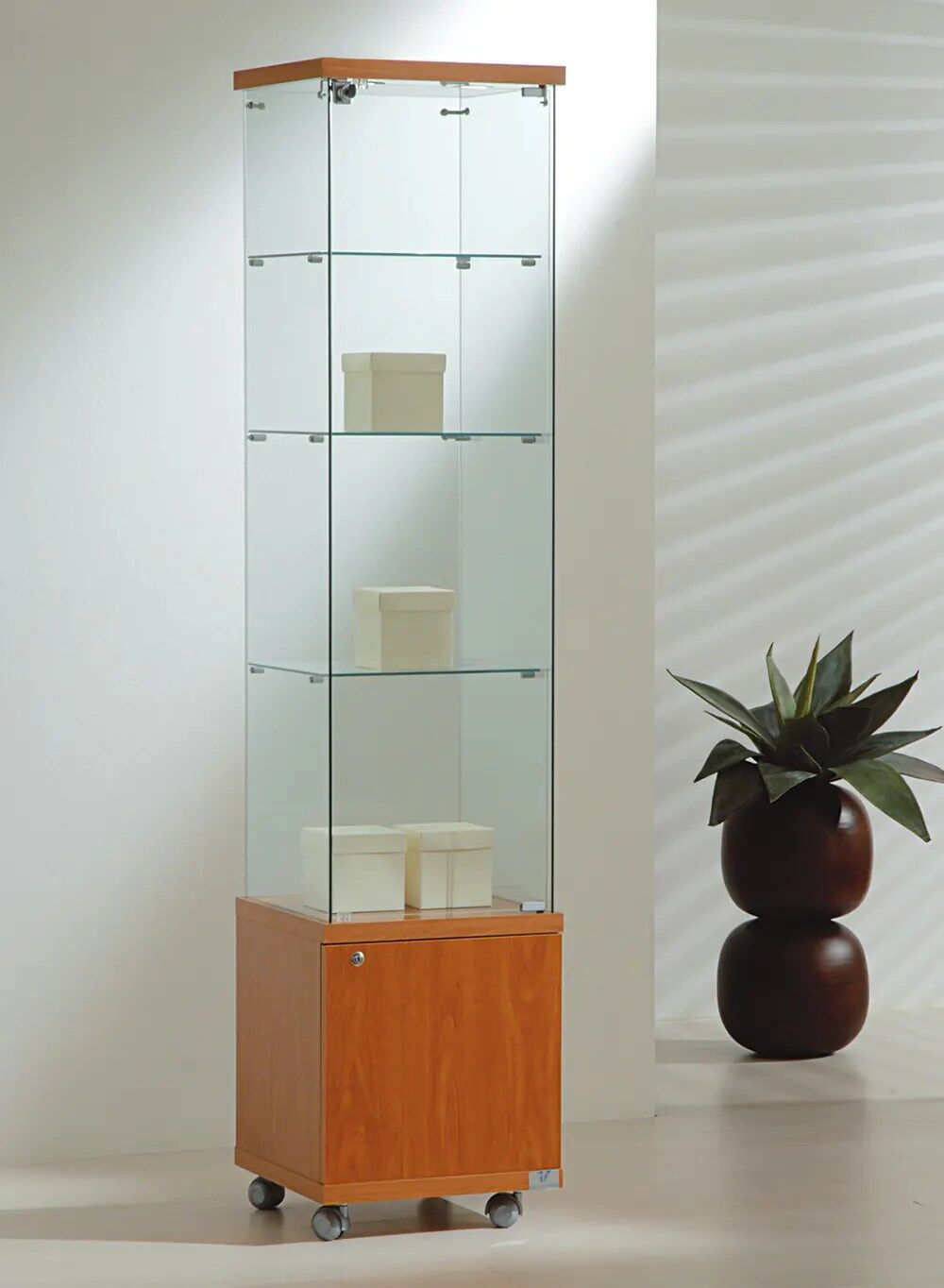 vitrine verre - 4-18lmva-cherry