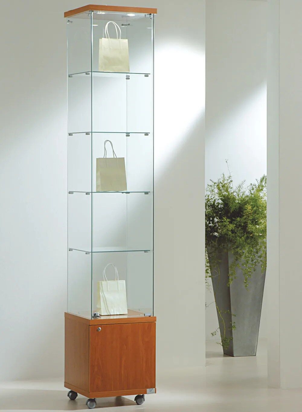 vitrine colonne - 4-22mva-cherry