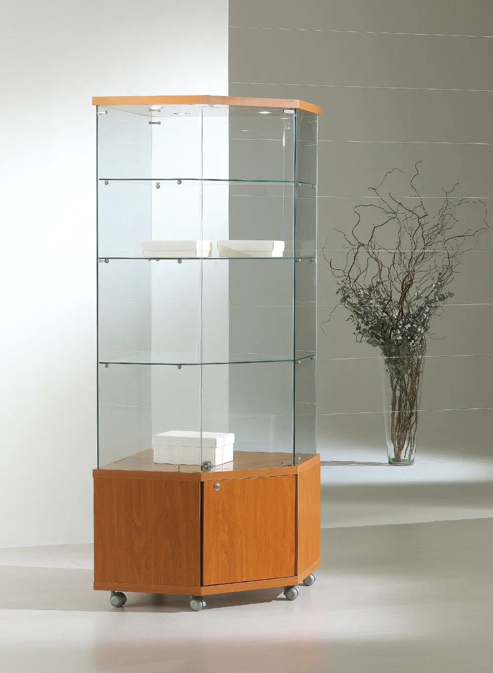 vitrine d'exposition - 7-18lmva-cherry