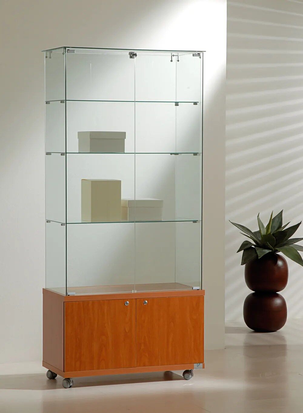 vitrine armoire - 8-18mva-cherry