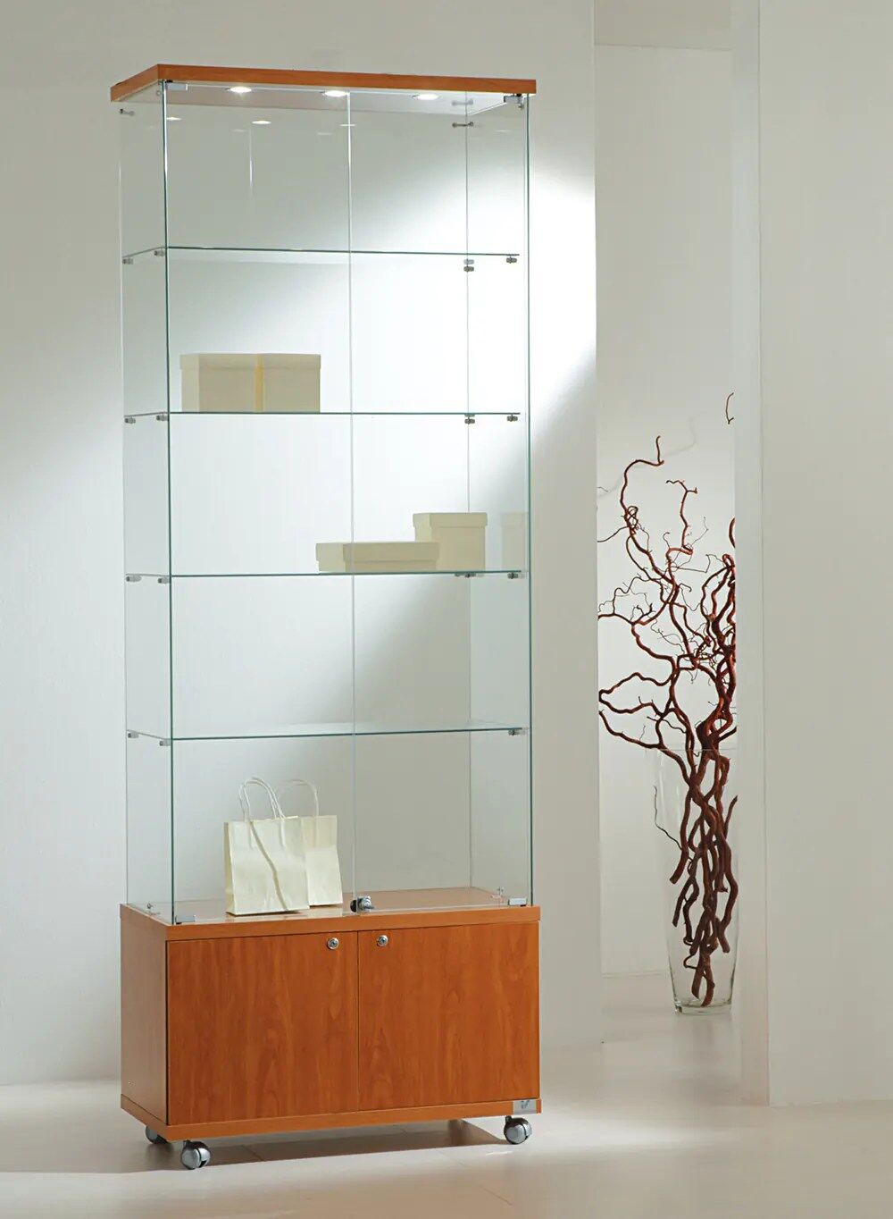 vitrine armoire - 8-22mva-cherry