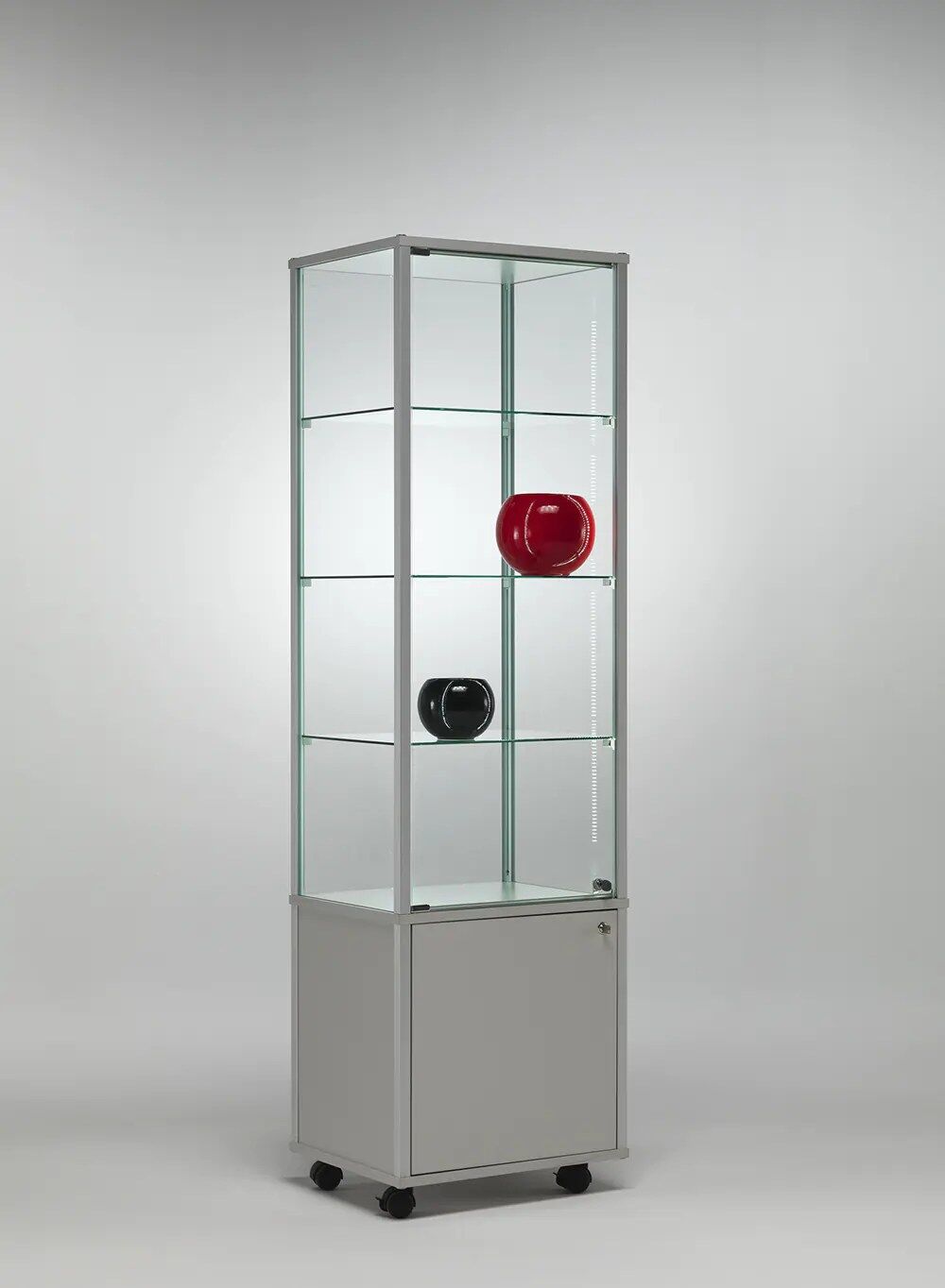 vitrine verre - im4242va-silver-silver