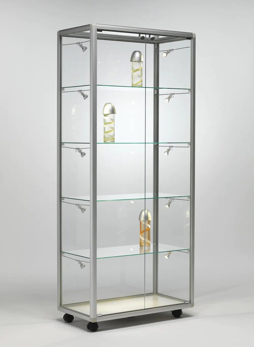 vitrine d'exposition - bv7942va-silver-silver