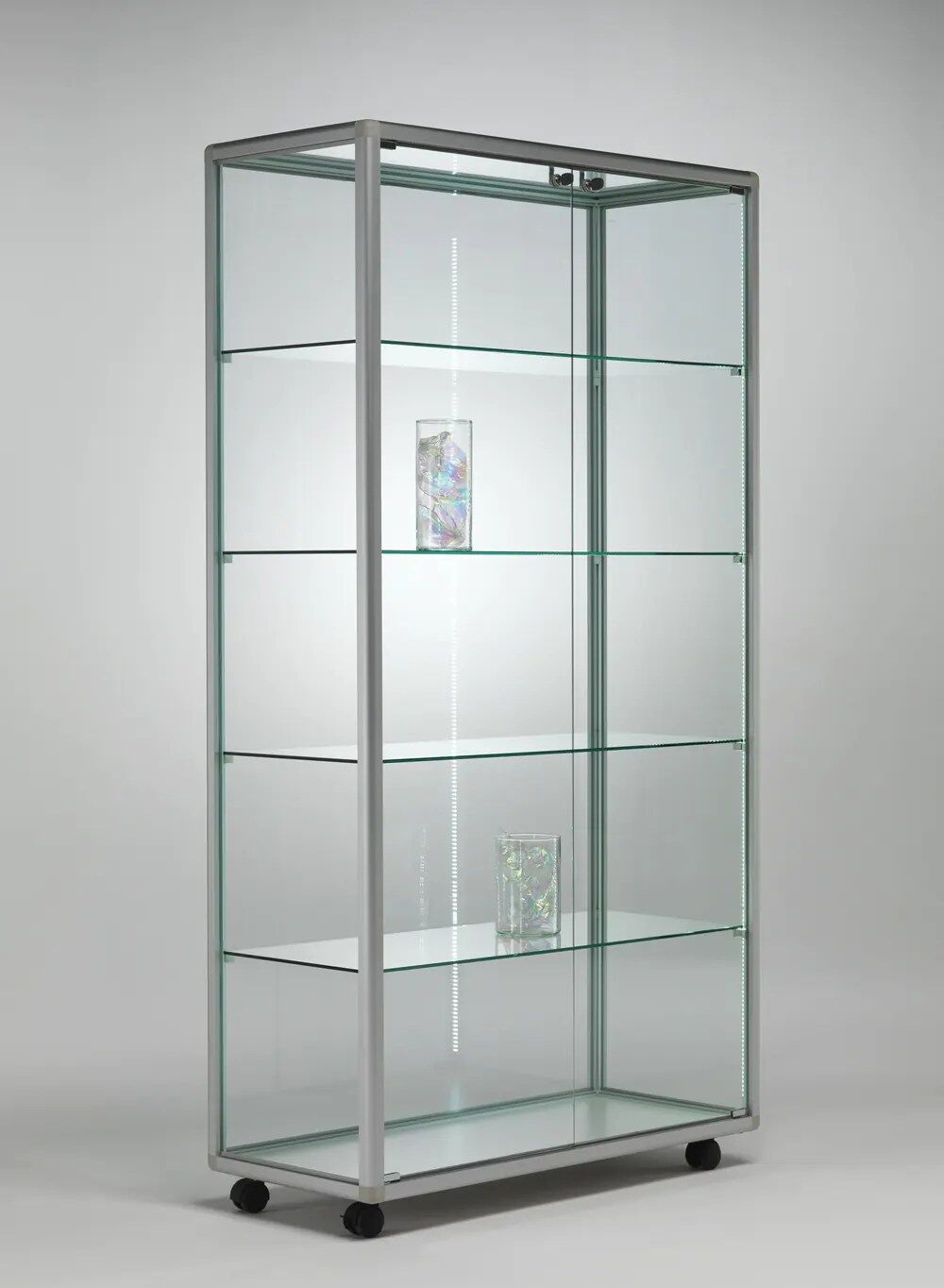 vitrine d'exposition - bv9952va-silver-silver