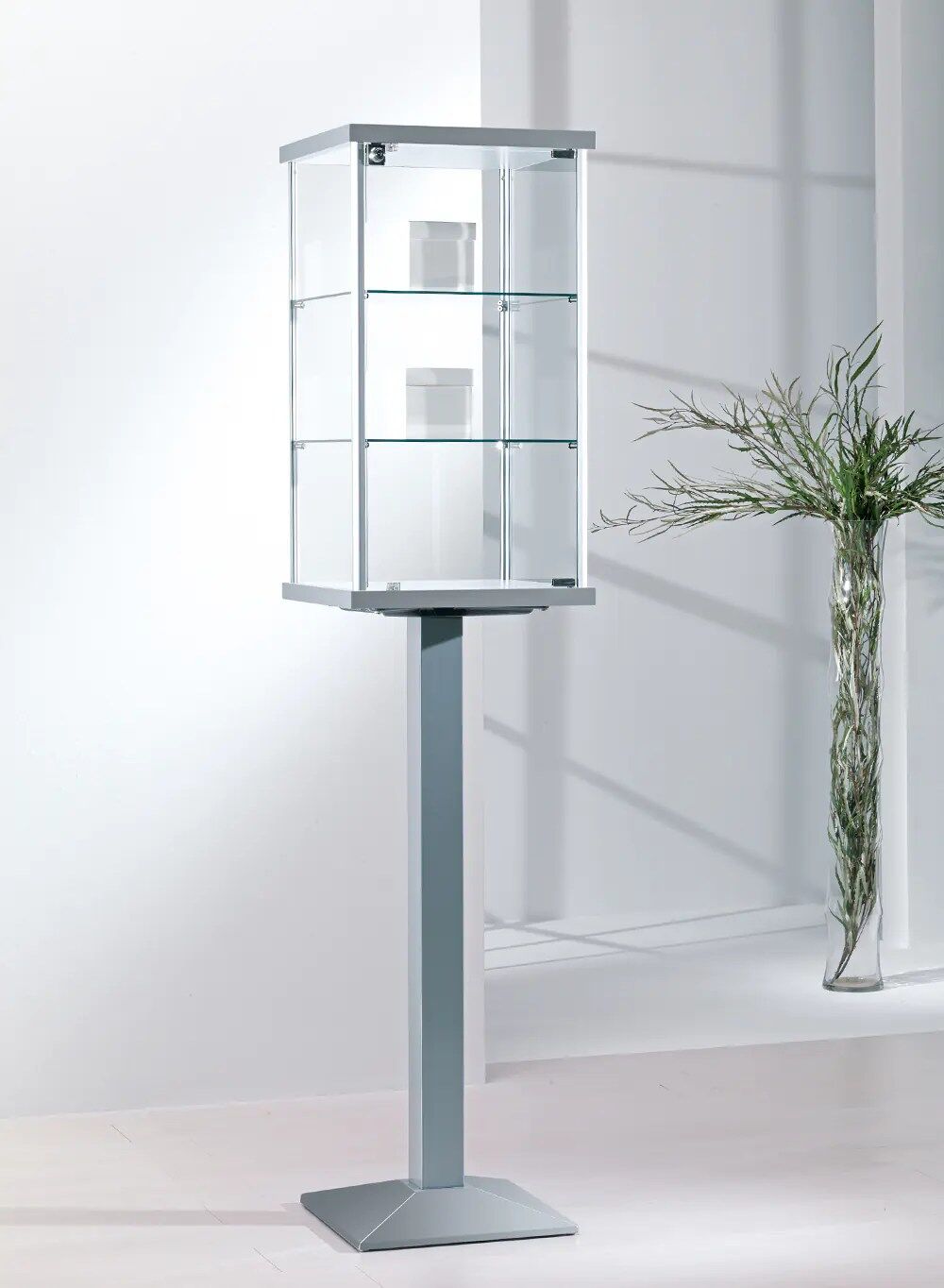 vitrine en verre - 4-pfva-gris-clair