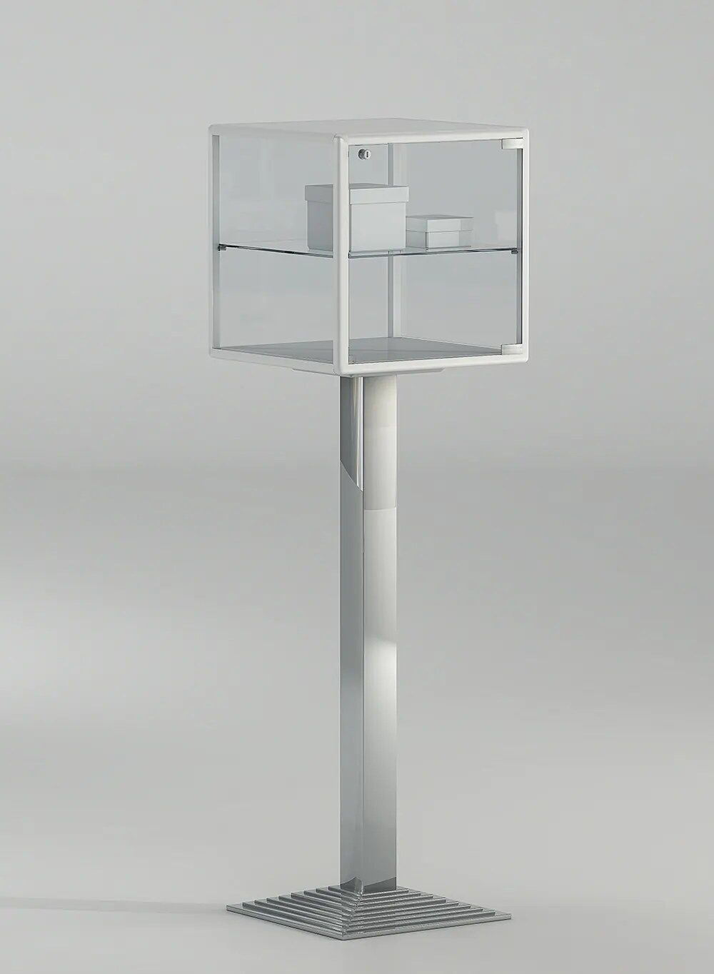 vitrine en verre - 2-pfpva-blanc-poli