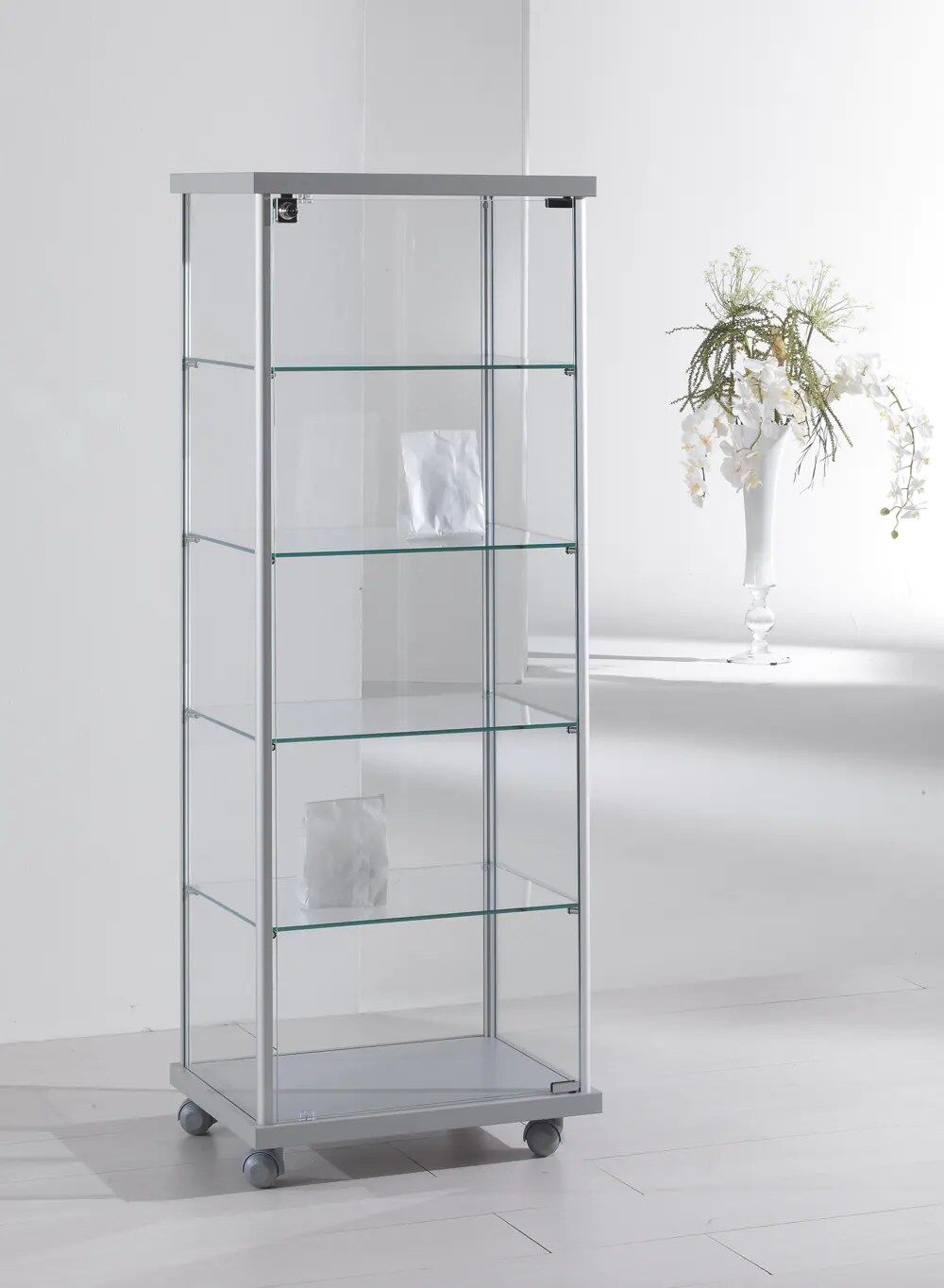 vitrine verre - 53-14va-gris-clair
