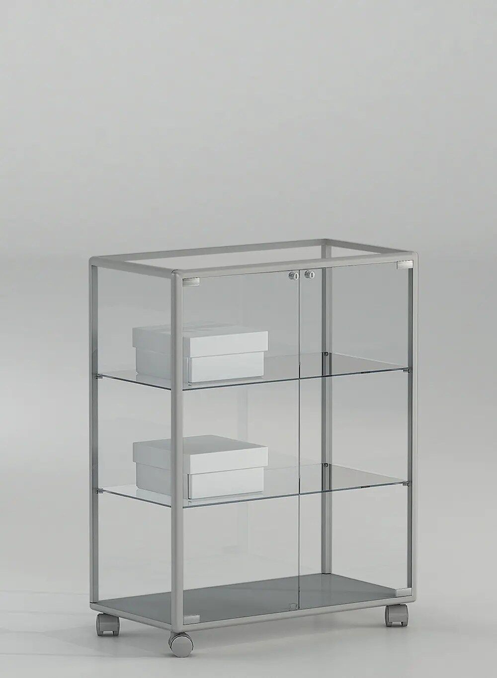 vitrine basse - 71-bpva-gris-clair