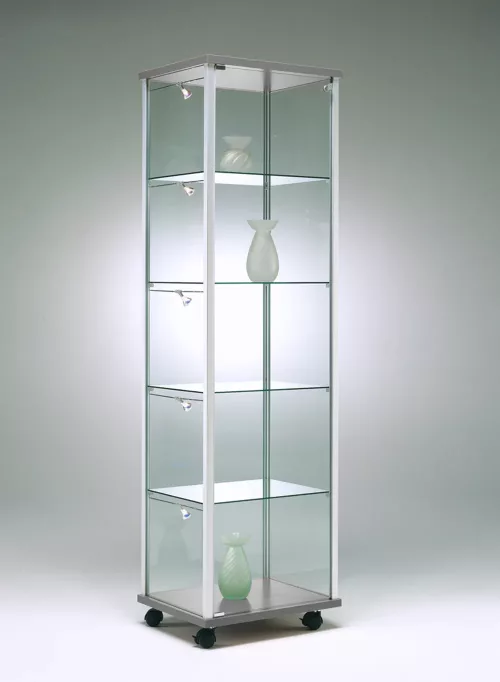 Extreme furniture t40 vitrine | vitrine avec 3 étagères en verre & 2
